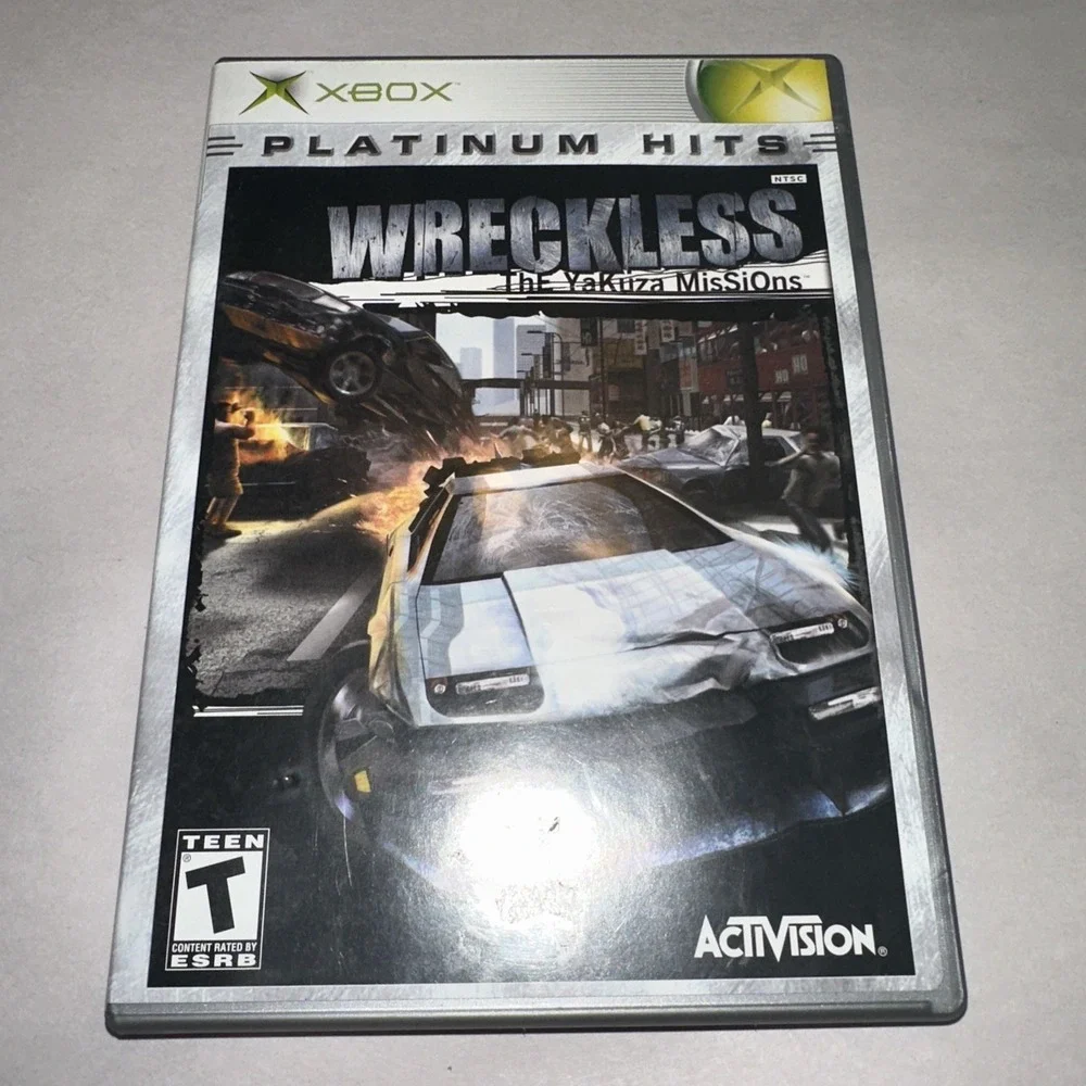 Wreckless: The Yakuza Missions (Microsoft Xbox, 2002) CIB Complete w/ Reg Card